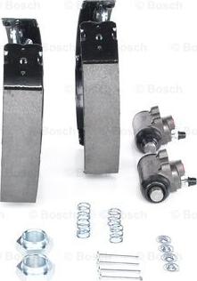 BOSCH 0 204 114 554 - Комплект тормозных колодок, барабанные autospares.lv