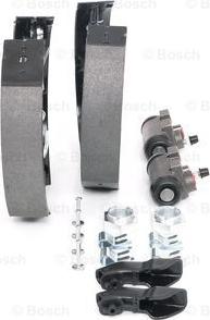 BOSCH 0 204 114 614 - Комплект тормозных колодок, барабанные autospares.lv