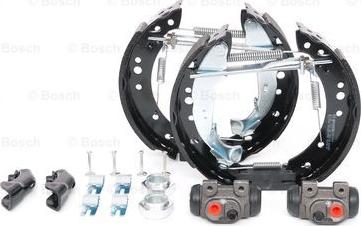 BOSCH 0 204 114 614 - Комплект тормозных колодок, барабанные autospares.lv