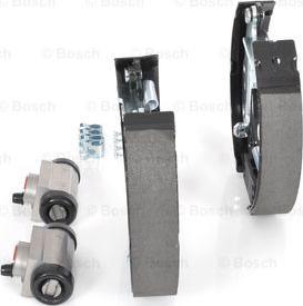 BOSCH 0 204 114 620 - Комплект тормозных колодок, барабанные autospares.lv