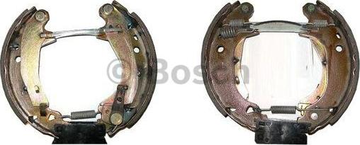 BOSCH 0 204 114 064 - Комплект тормозных колодок, барабанные autospares.lv