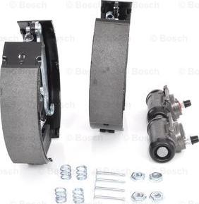 BOSCH 0 204 114 013 - Комплект тормозных колодок, барабанные autospares.lv