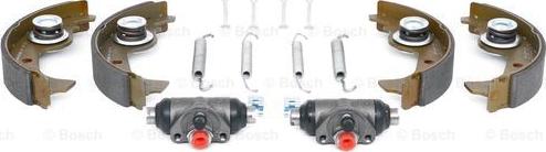 BOSCH 0 204 113 507 - Комплект тормозных колодок, барабанные autospares.lv