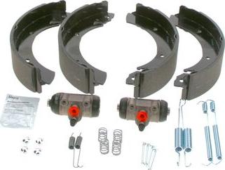 BOSCH 0 204 113 516 - Комплект тормозных колодок, барабанные autospares.lv