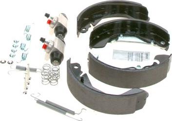 BOSCH 0 204 113 665 - Комплект тормозных колодок, барабанные autospares.lv