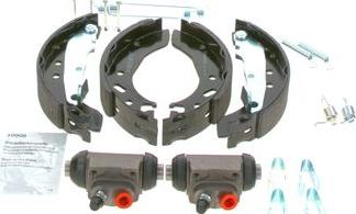 BOSCH 0 204 113 605 - Комплект тормозных колодок, барабанные autospares.lv