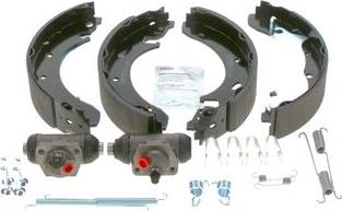 BOSCH 0 204 113 617 - Комплект тормозных колодок, барабанные autospares.lv