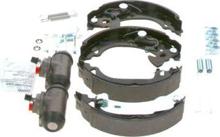 BOSCH 0 204 113 672 - Комплект тормозных колодок, барабанные autospares.lv