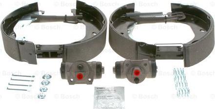 BOSCH 0 204 211 392 - Комплект тормозных колодок, барабанные autospares.lv