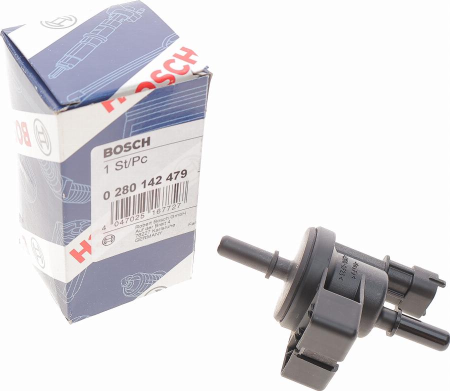 BOSCH 0 280 142 479 - Клапан вентиляции, топливный бак autospares.lv