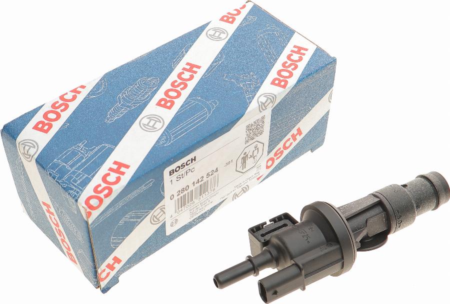 BOSCH 0 280 142 524 - Клапан вентиляции, топливный бак autospares.lv