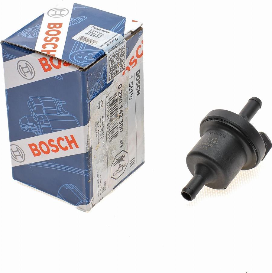 BOSCH 0 280 142 300 - Клапан вентиляции, топливный бак autospares.lv
