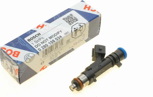 BOSCH 0 280 158 034 - Форсунка инжекторная autospares.lv