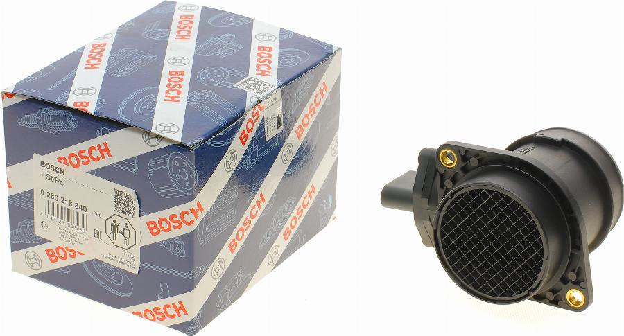 BOSCH 0 280 218 340 - Датчик потока, массы воздуха autospares.lv