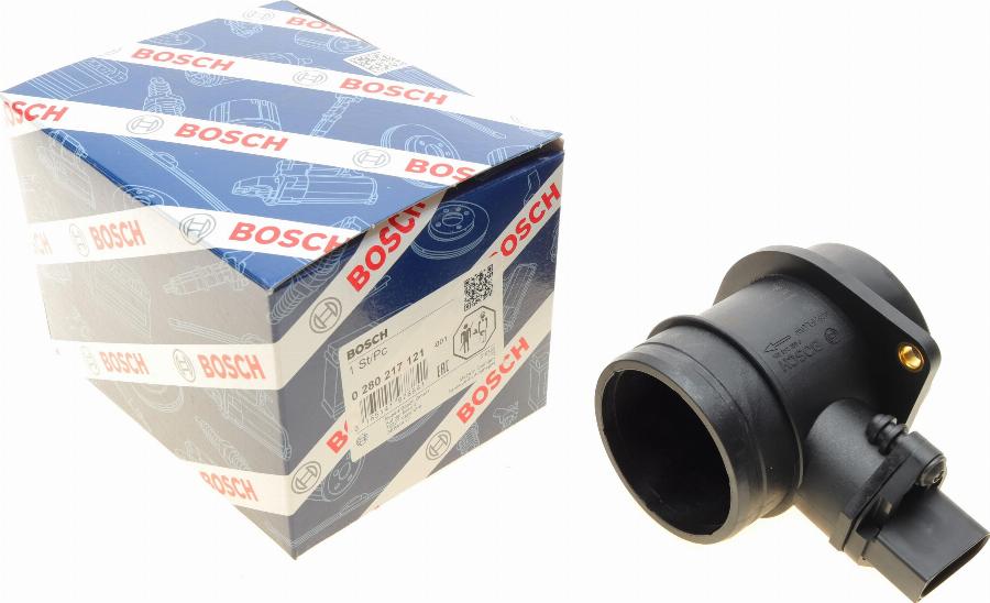 BOSCH 0 280 217 121 - Датчик потока, массы воздуха autospares.lv