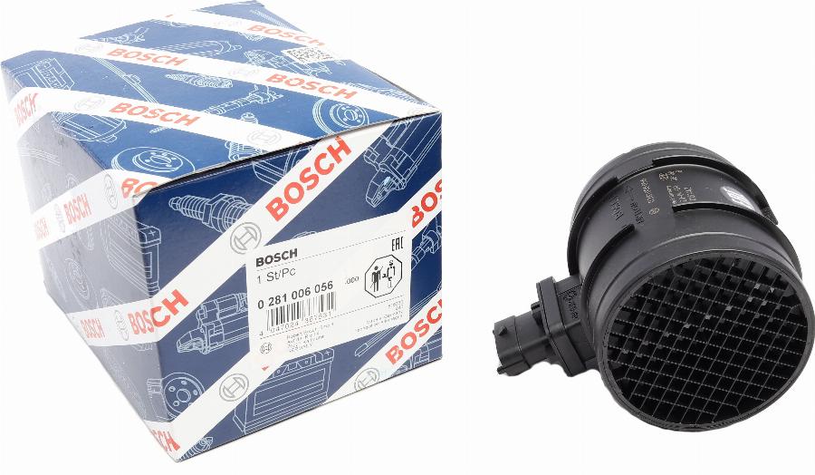 BOSCH 0 281 006 056 - Датчик потока, массы воздуха autospares.lv