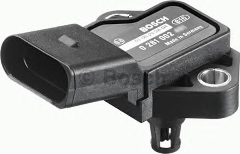 BOSCH 0 281 002 402 - Датчик, давление во впускной трубе autospares.lv