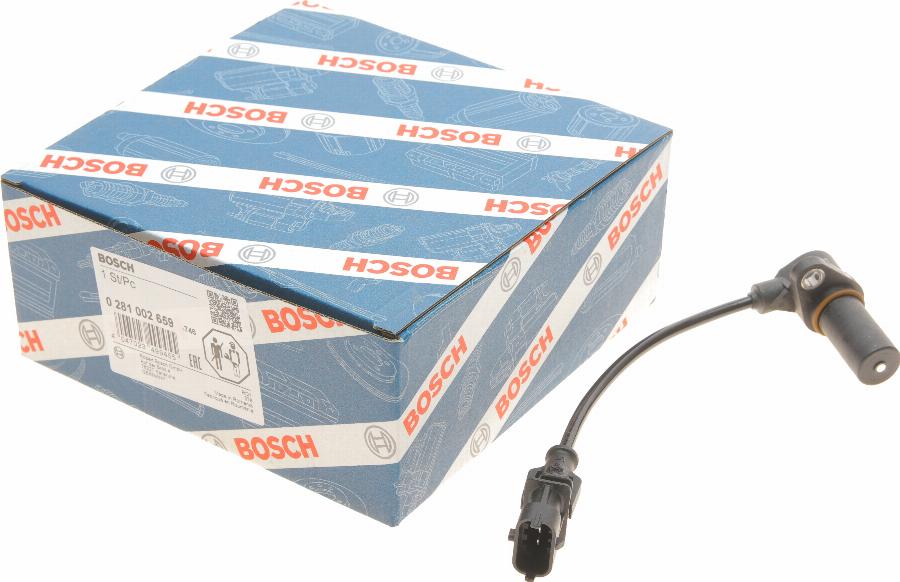 BOSCH 0 281 002 659 - Датчик импульсов, коленвал autospares.lv