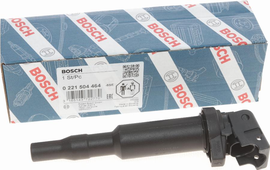 BOSCH 0 221 504 464 - Катушка зажигания autospares.lv