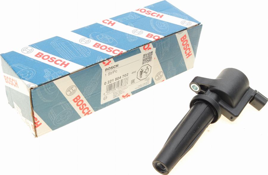 BOSCH 0 221 504 702 - Катушка зажигания autospares.lv