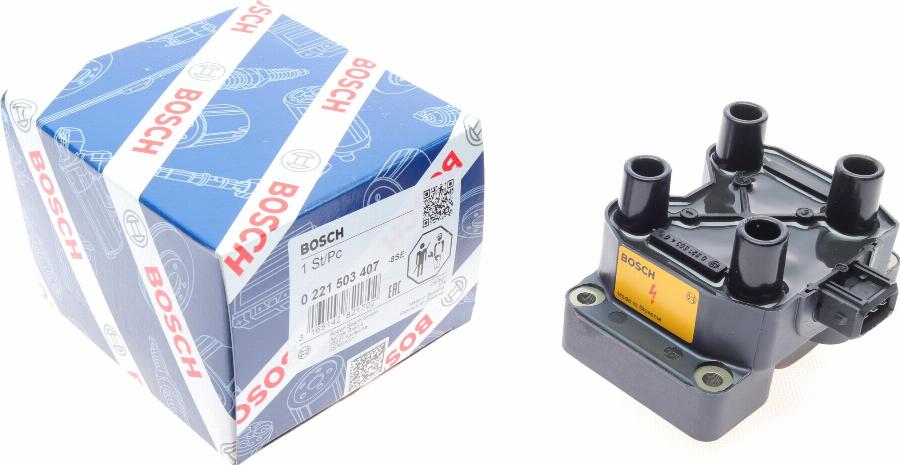 BOSCH 0 221 503 407 - Катушка зажигания autospares.lv