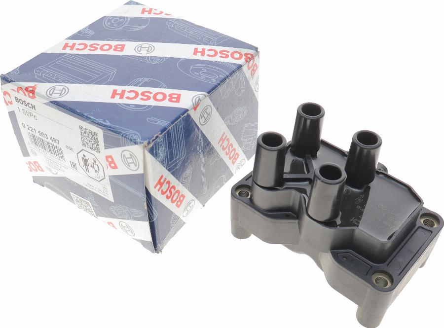 BOSCH 0 221 503 487 - Катушка зажигания autospares.lv