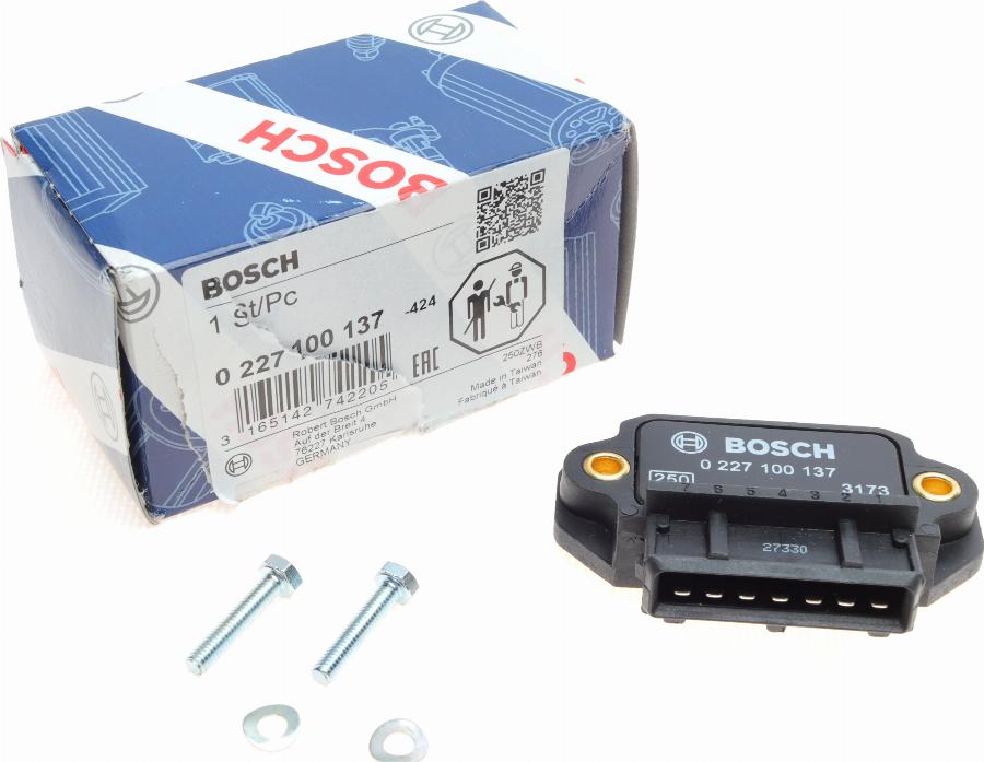 BOSCH 0 227 100 137 - Коммутатор, система зажигания autospares.lv