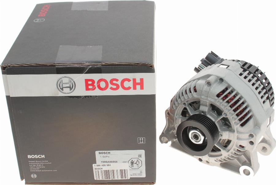 BOSCH 1 986 A00 564 - Генератор autospares.lv