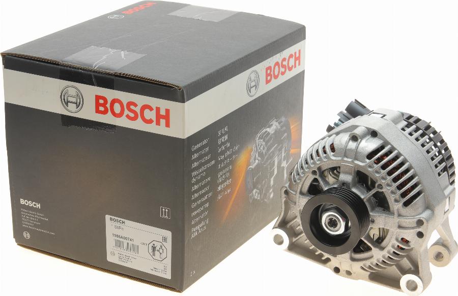 BOSCH 1 986 A00 741 - Генератор autospares.lv