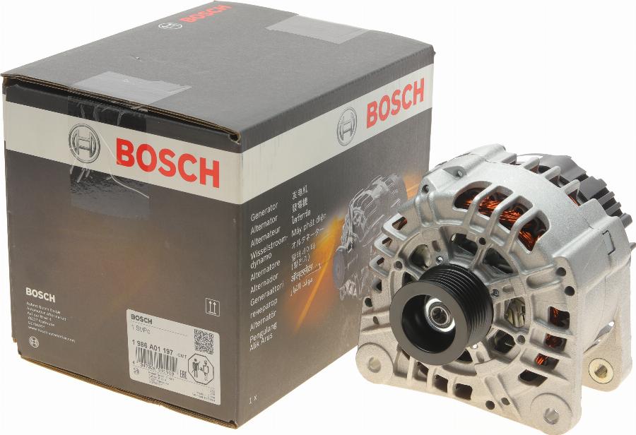 BOSCH 1 986 A01 197 - Генератор autospares.lv