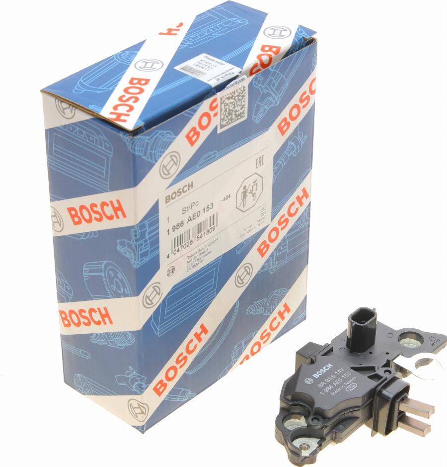 BOSCH 1 986 AE0 153 - Регулятор напряжения, генератор autospares.lv