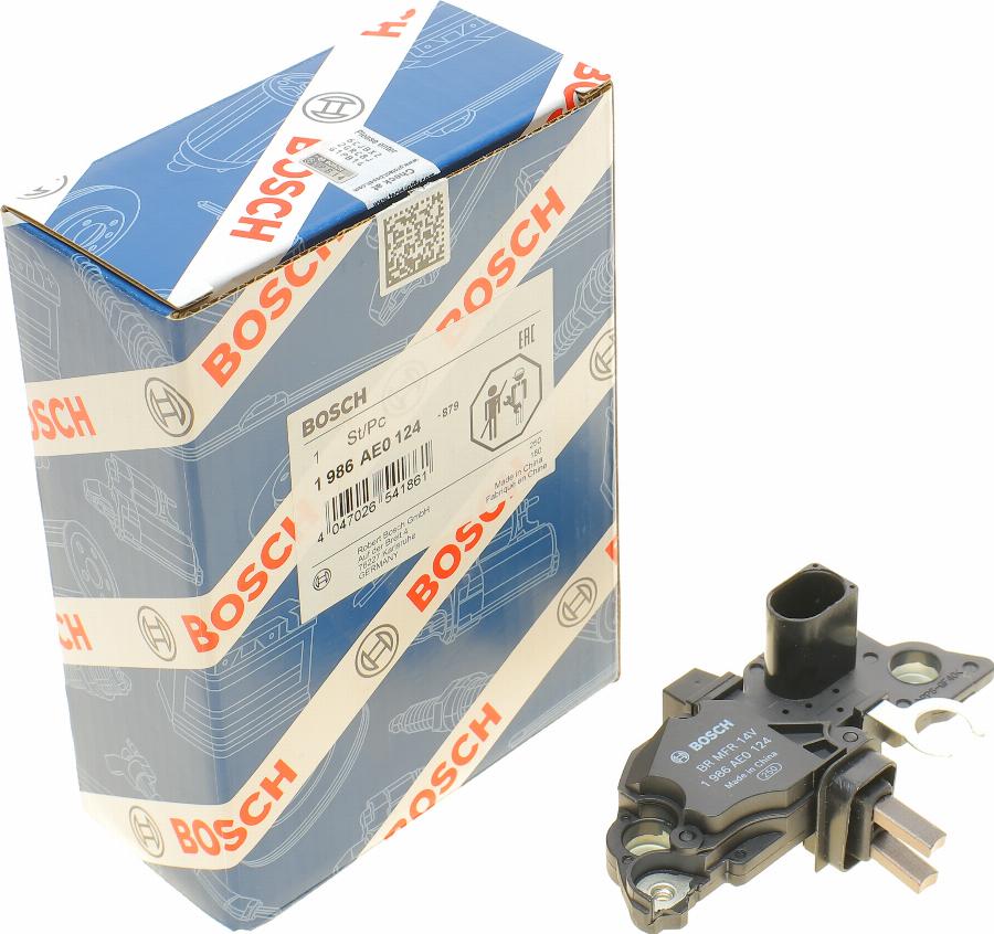 BOSCH 1 986 AE0 124 - Регулятор напряжения, генератор autospares.lv