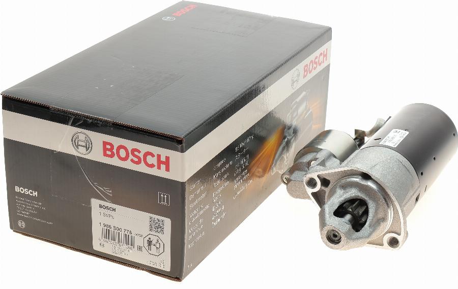 BOSCH 1 986 S00 775 - Стартер autospares.lv