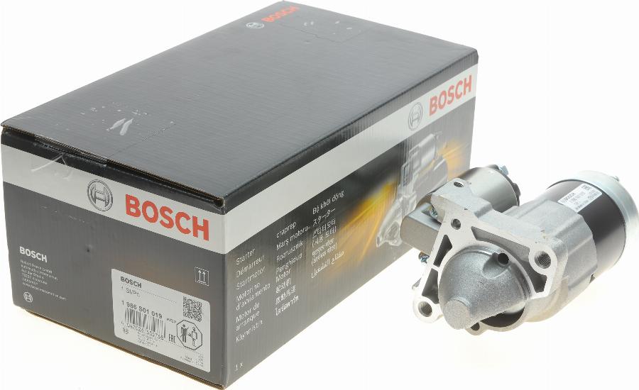 BOSCH 1 986 S01 019 - Стартер autospares.lv