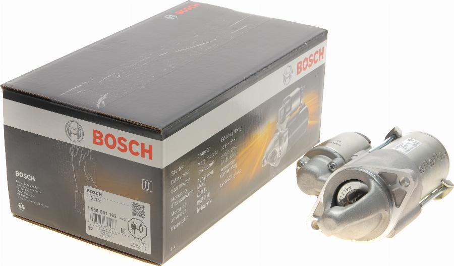 BOSCH 1 986 S01 162 - Стартер autospares.lv