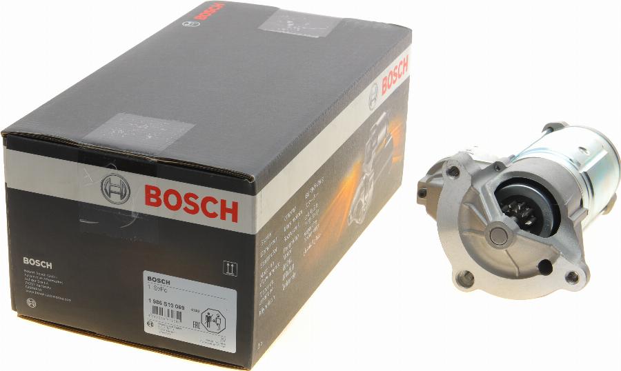 BOSCH 1 986 S10 069 - Стартер autospares.lv