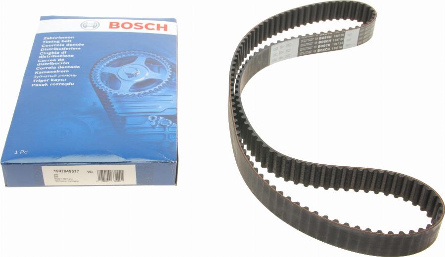 BOSCH 1 987 949 517 - Зубчатый ремень ГРМ autospares.lv