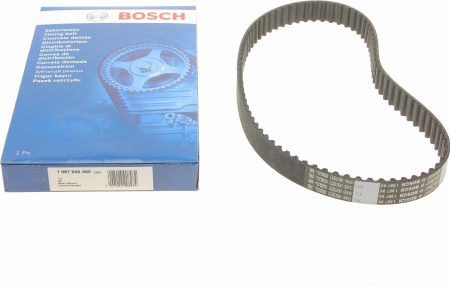 BOSCH 1 987 949 665 - Зубчатый ремень ГРМ autospares.lv