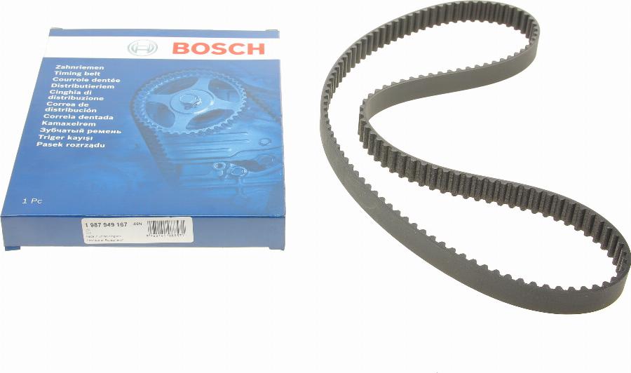 BOSCH 1 987 949 167 - Зубчатый ремень ГРМ autospares.lv