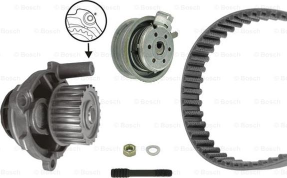 BOSCH 1 987 946 438 - Водяной насос + комплект зубчатого ремня ГРМ autospares.lv