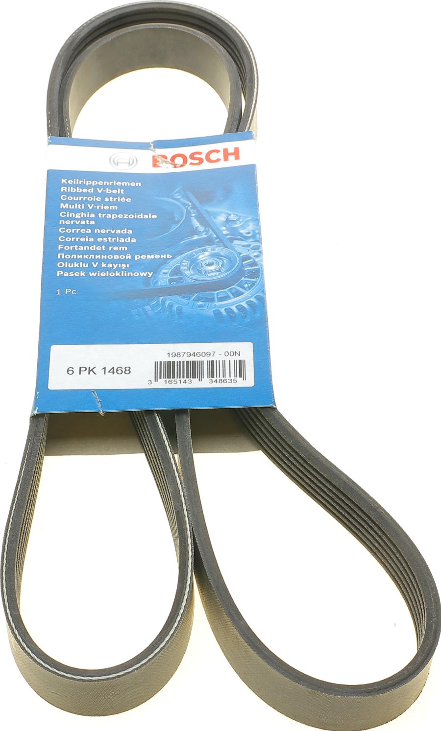 BOSCH 1 987 946 097 - Поликлиновой ремень autospares.lv