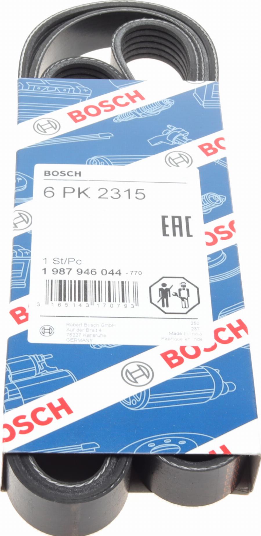 BOSCH 1 987 946 044 - Поликлиновой ремень autospares.lv