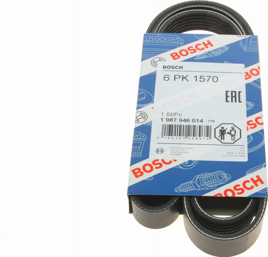 BOSCH 1 987 946 014 - Поликлиновой ремень autospares.lv