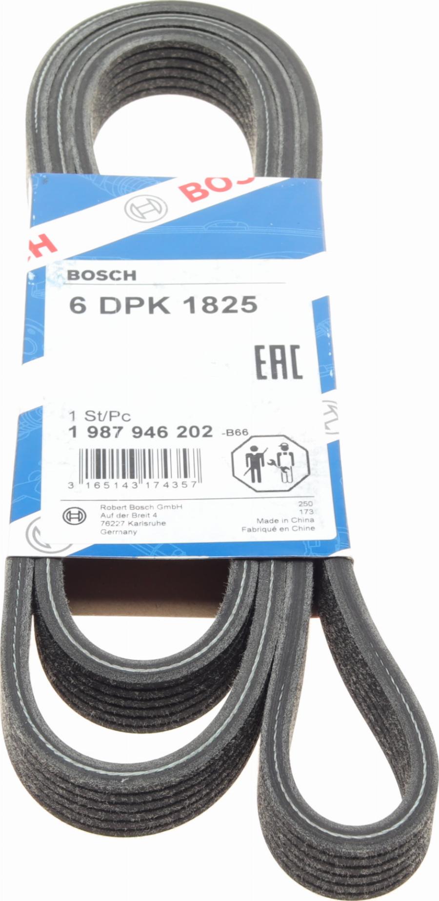 BOSCH 1 987 946 202 - Поликлиновой ремень autospares.lv