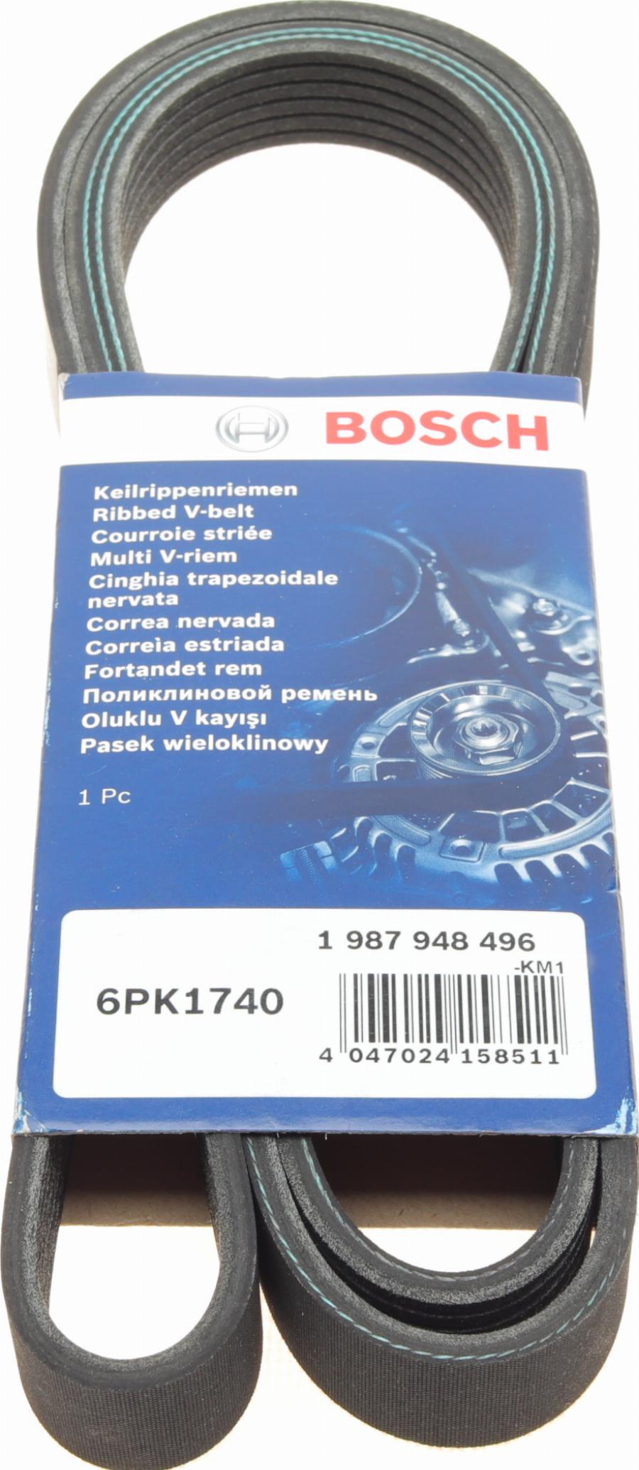 BOSCH 1 987 948 496 - Поликлиновой ремень autospares.lv