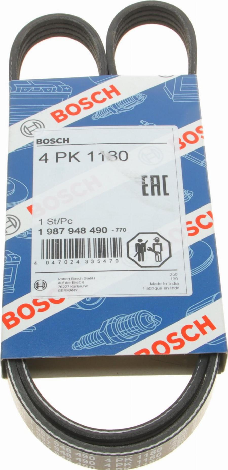 BOSCH 1 987 948 490 - Поликлиновой ремень autospares.lv