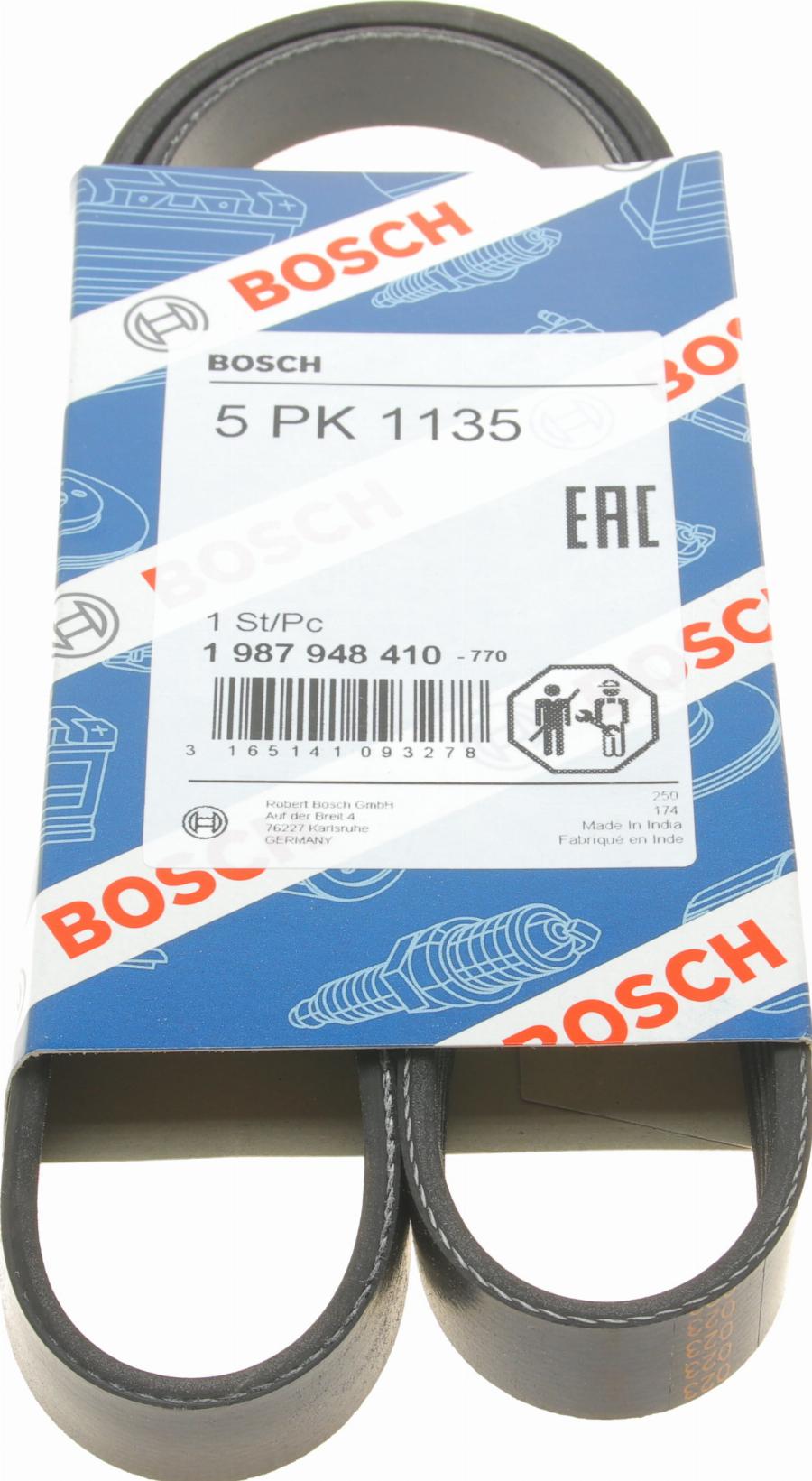 BOSCH 1 987 948 410 - Поликлиновой ремень autospares.lv