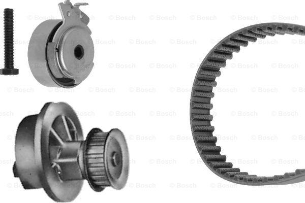 BOSCH 1 987 948 509 - Водяной насос + комплект зубчатого ремня ГРМ autospares.lv