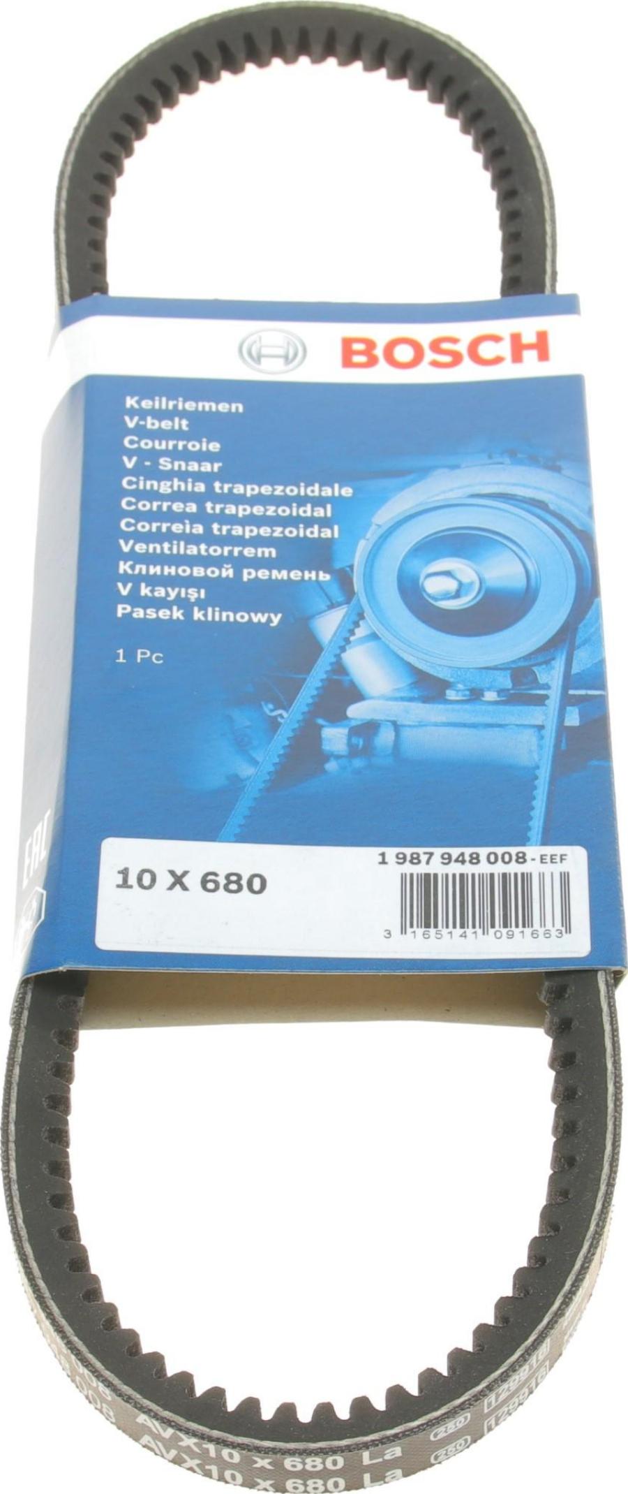 BOSCH 1 987 948 008 - Клиновой ремень, поперечные рёбра autospares.lv