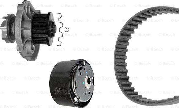 BOSCH 1 987 948 883 - Водяной насос + комплект зубчатого ремня ГРМ autospares.lv